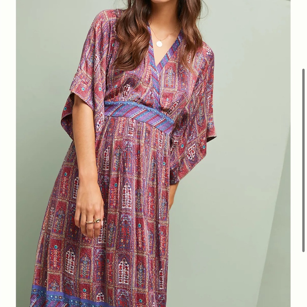 Anthropologie Omina Kimono Dress by Tiny Size M